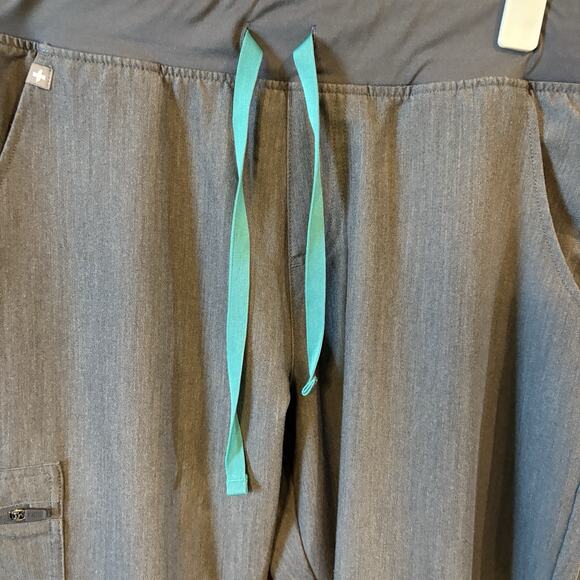 Figs Technical Collection Scrub Zamora Jogger Women Graphite Pants Large Tall - Picture 5 of 14